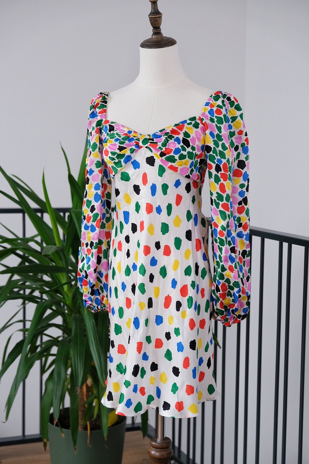 RIXO Paris Dress in Micro Tulip