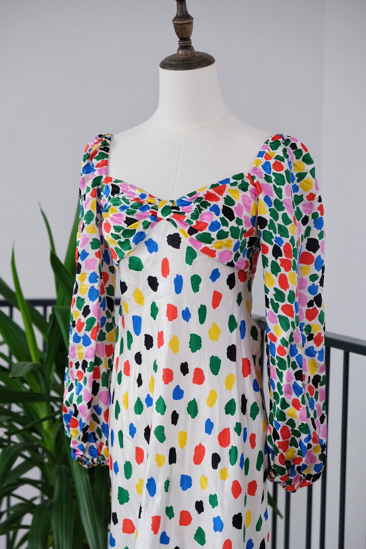 RIXO Paris Dress in Micro Tulip