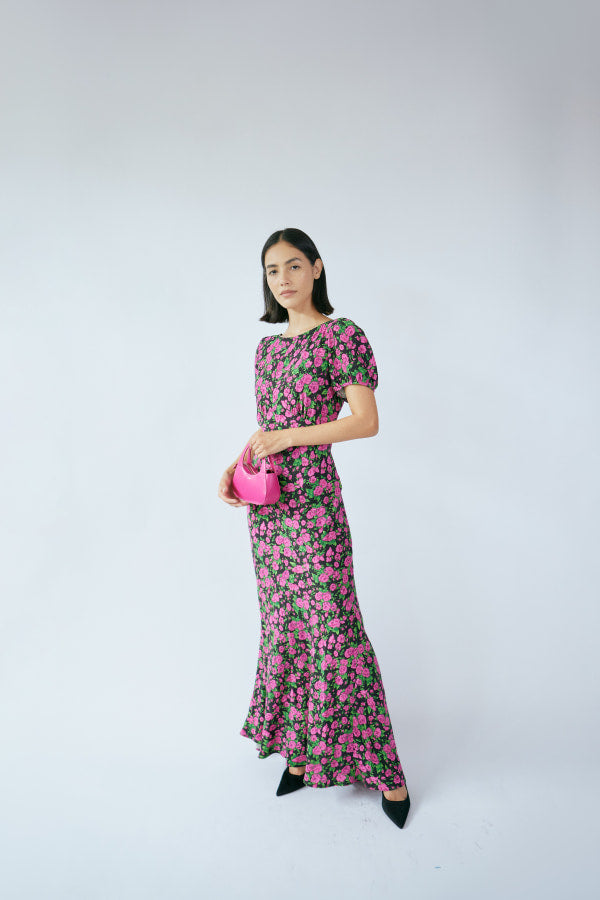 RIXO Faye Rose Maxi Dress Limited Edition