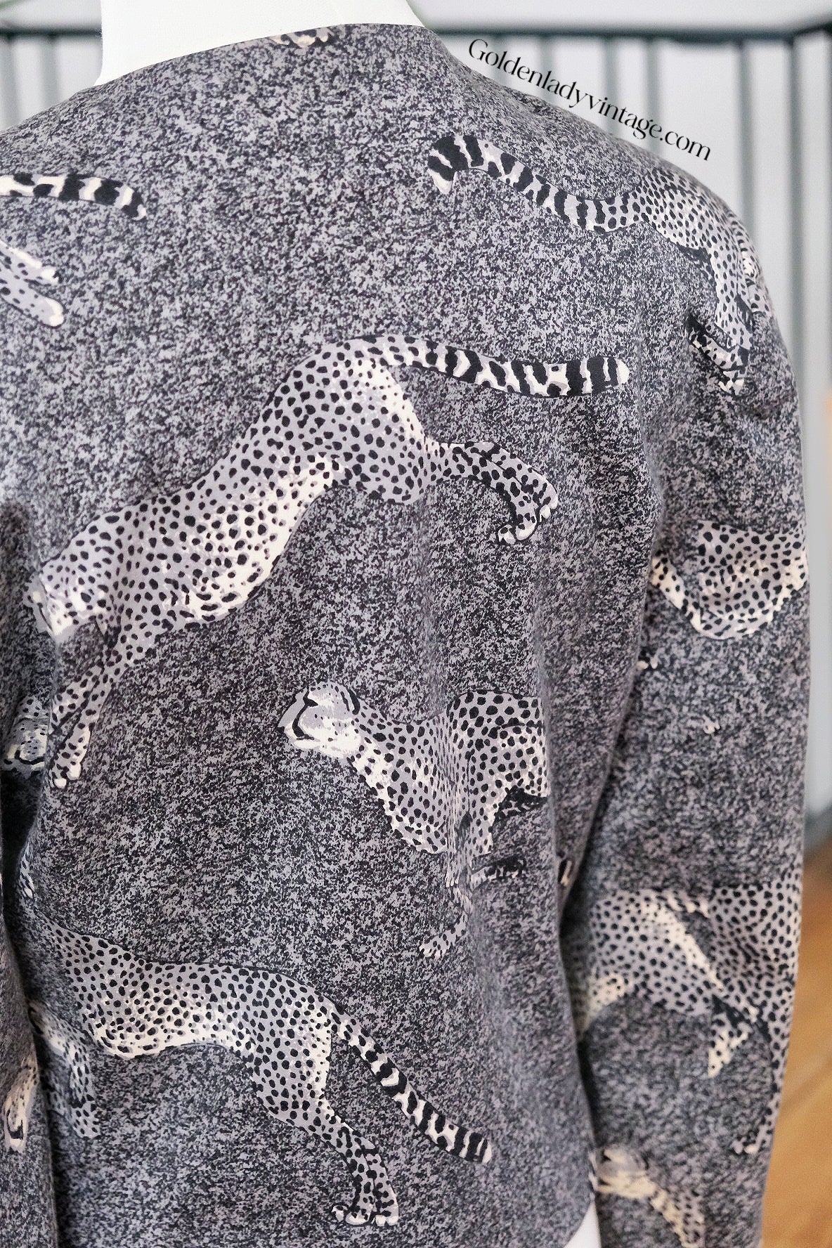Kenzo Ink Painted Leopard Vintage Blazer Kenzo Jungle