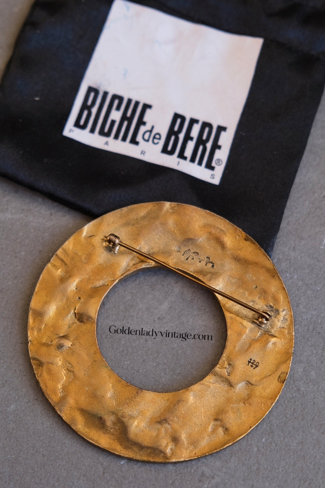 BICHE DE BERE Massive Zodiac Vintage Brooch