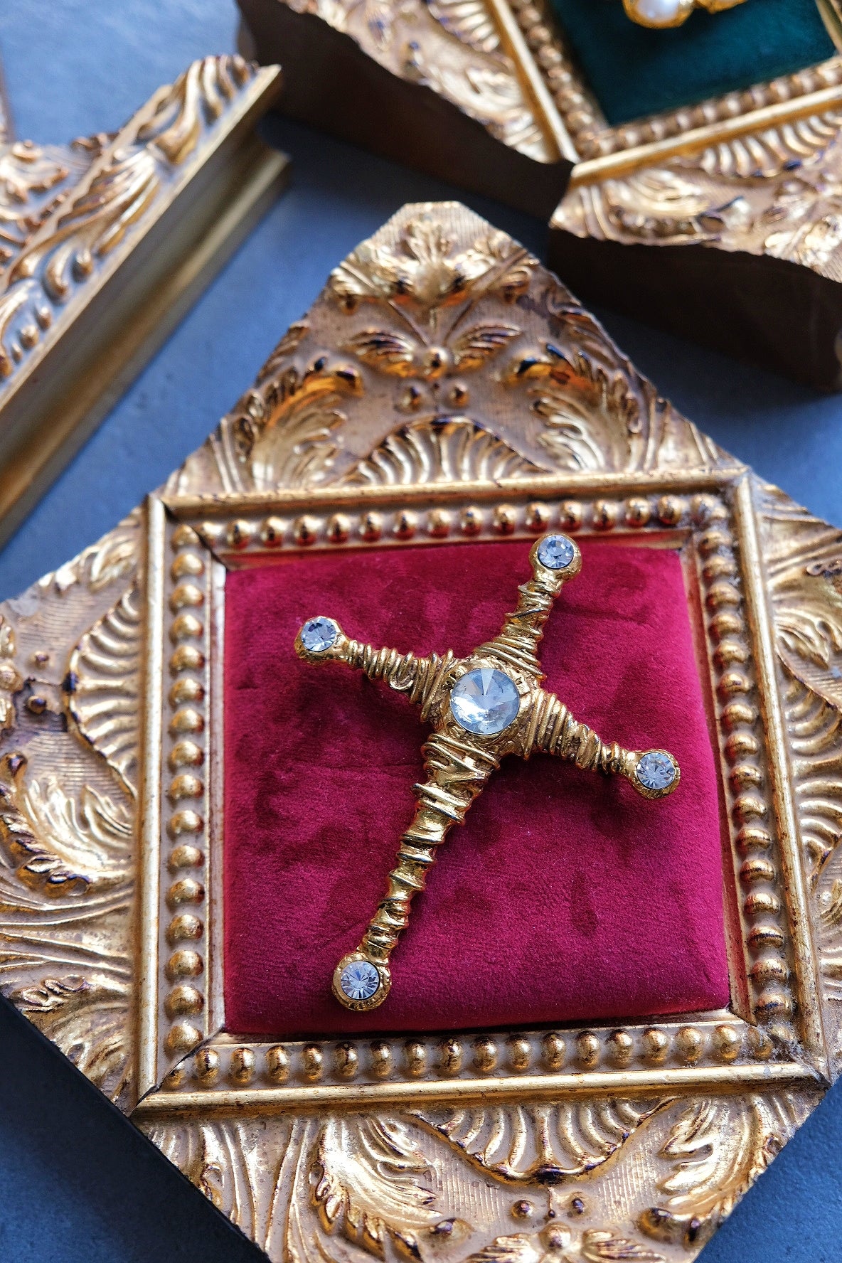 Christian Lacroix Cross Vintage Brooch Statement Piece