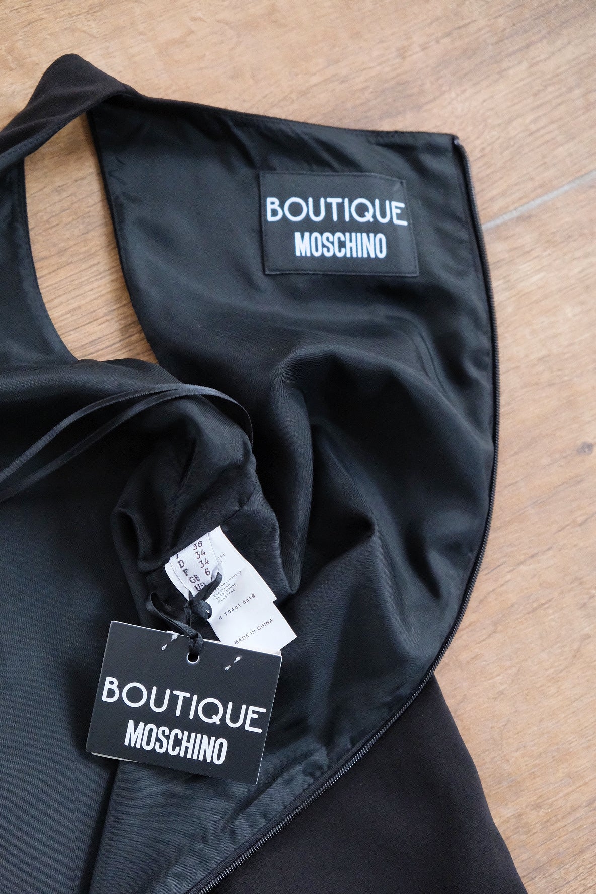 MOSCHINO Boutique Black and white Piano print dress