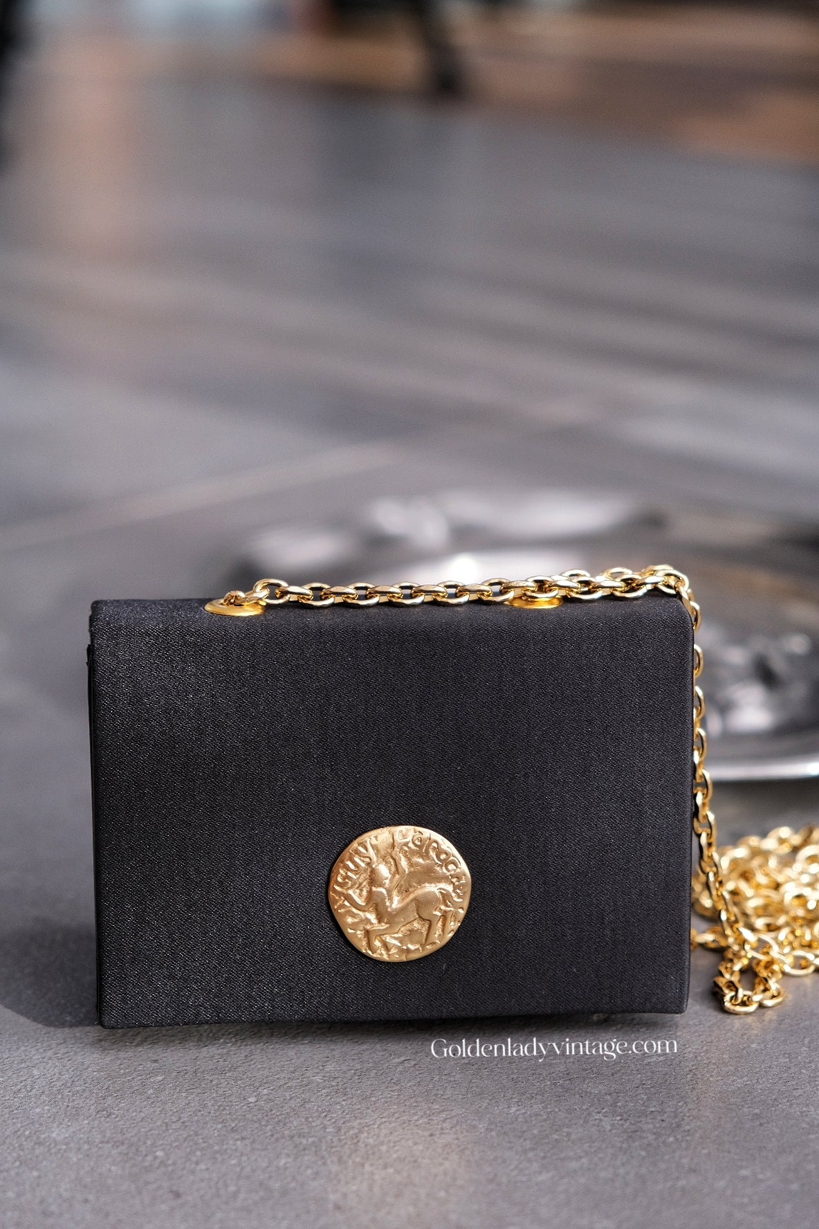GUY LAROCHE vintage evening jewelled bag
