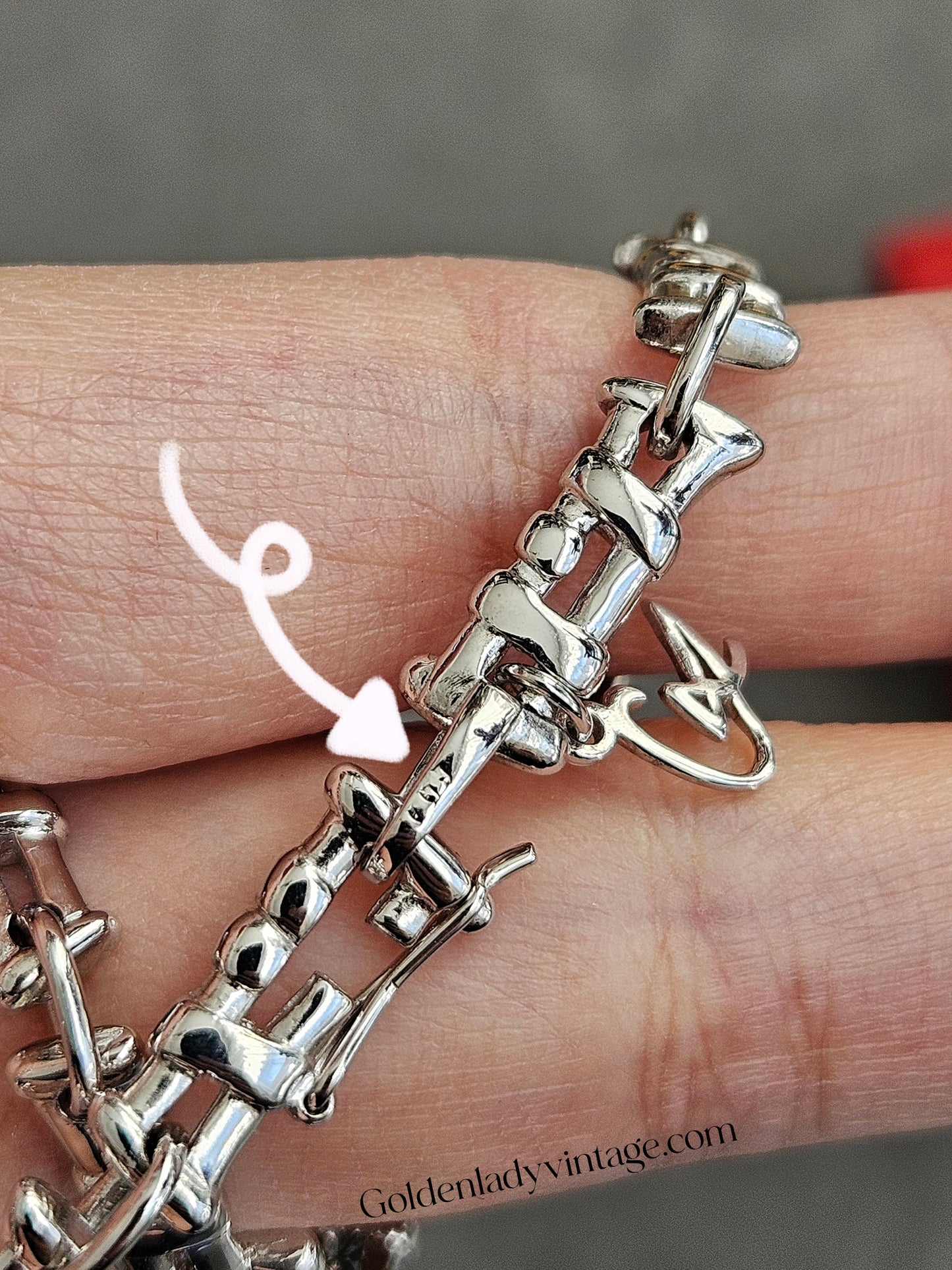 CHRISTIAN LACROIX Vintage Silver Chocker Necklace