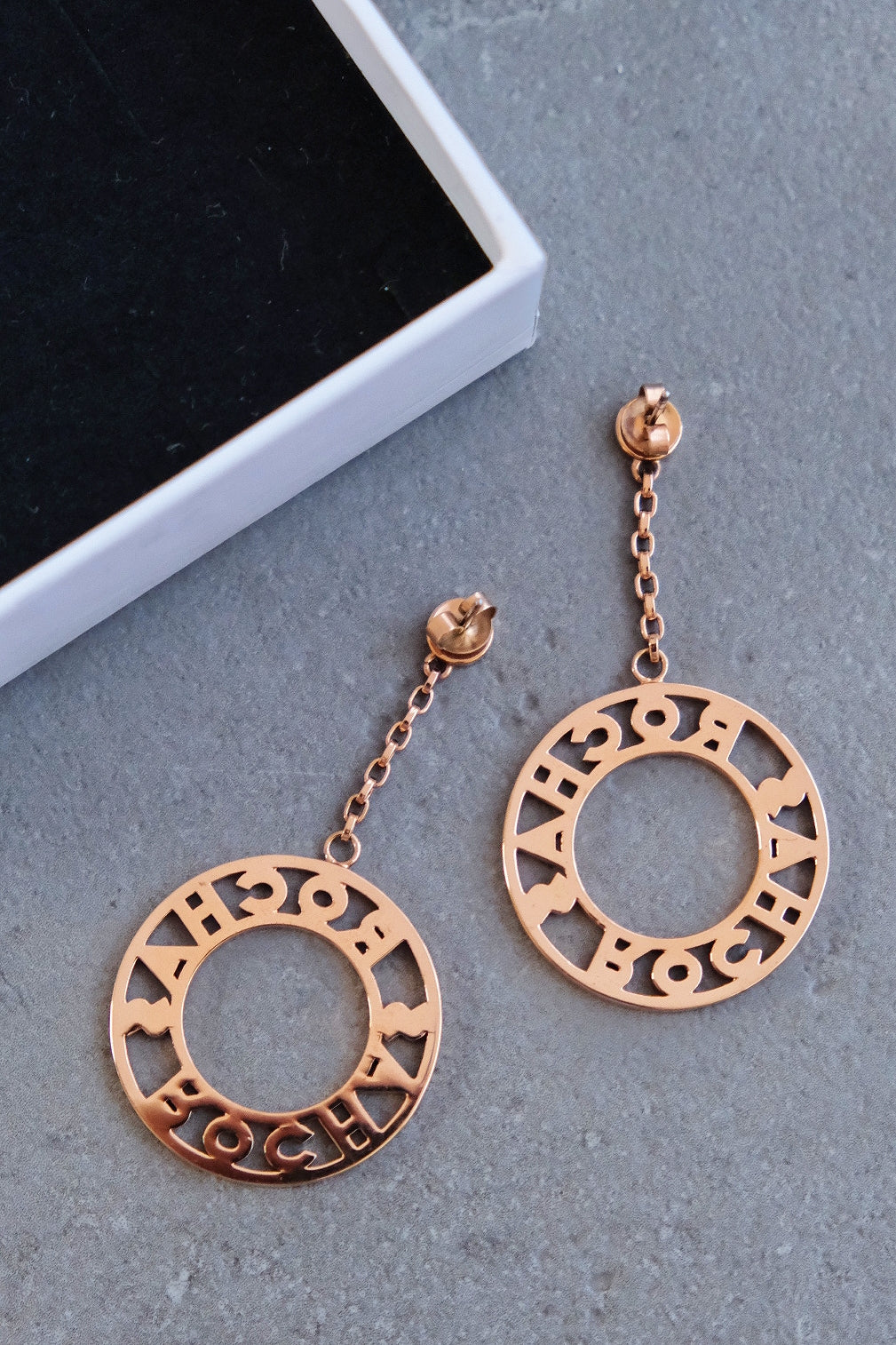 ROCHAS Chunky hoop Earrings Holiday Earrings