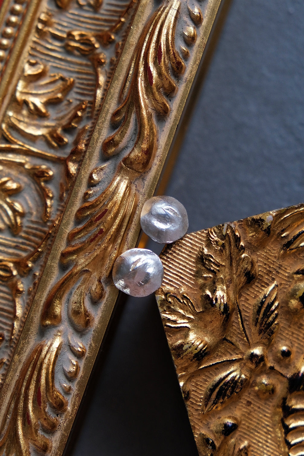 Dolce Vita Vintage Silver Plated Coin Stud Earrings