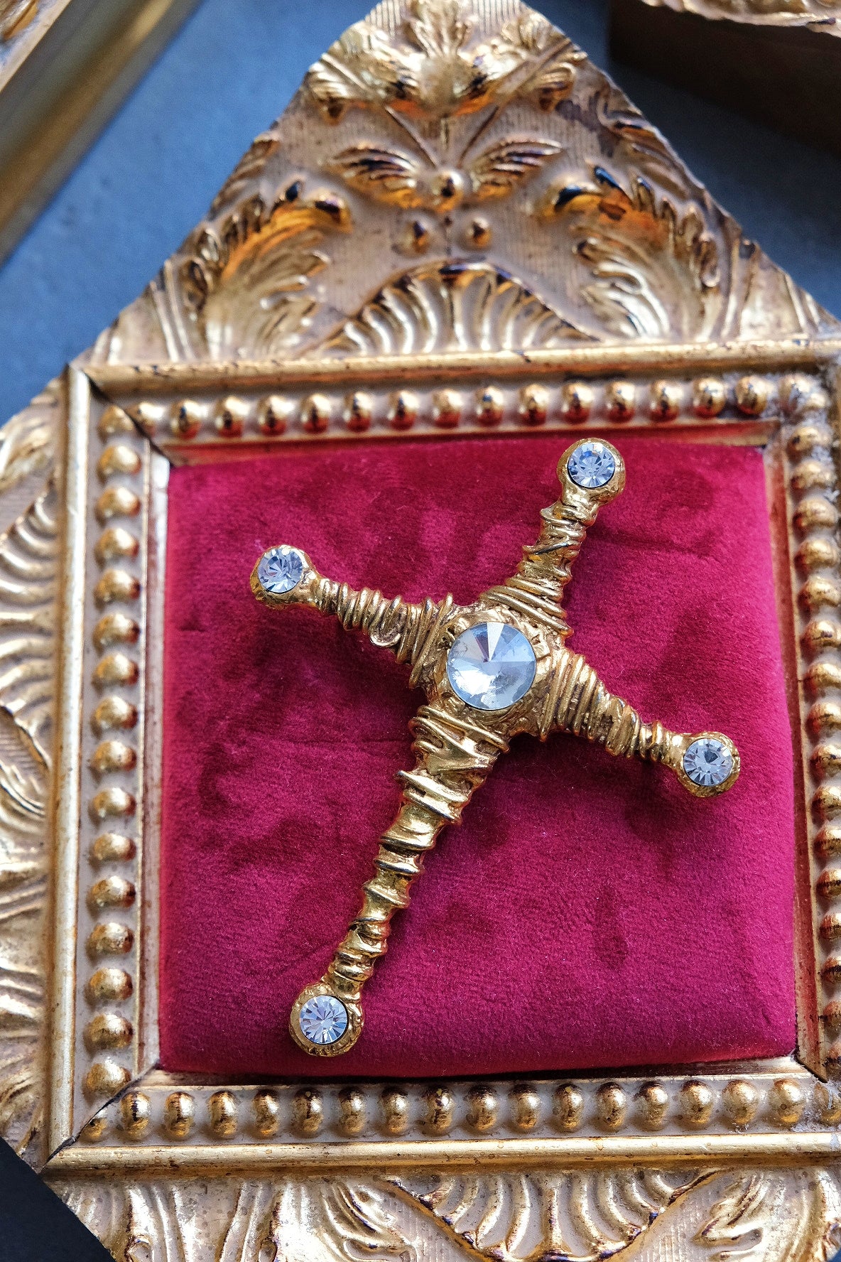 Christian Lacroix Cross Vintage Brooch Statement Piece