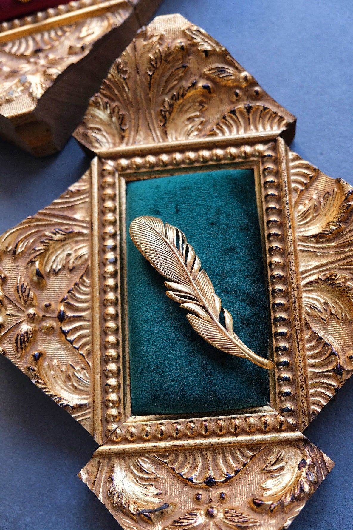 Christian Dior Feather Large Vintage Brooch