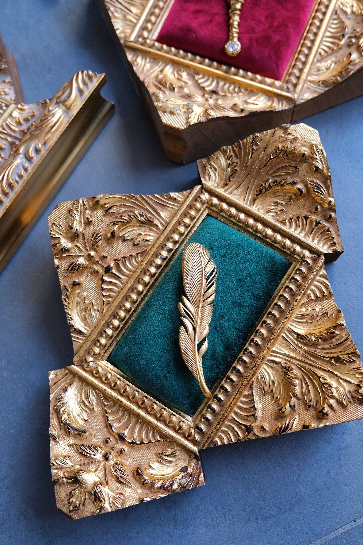 Christian Dior Feather Large Vintage Brooch