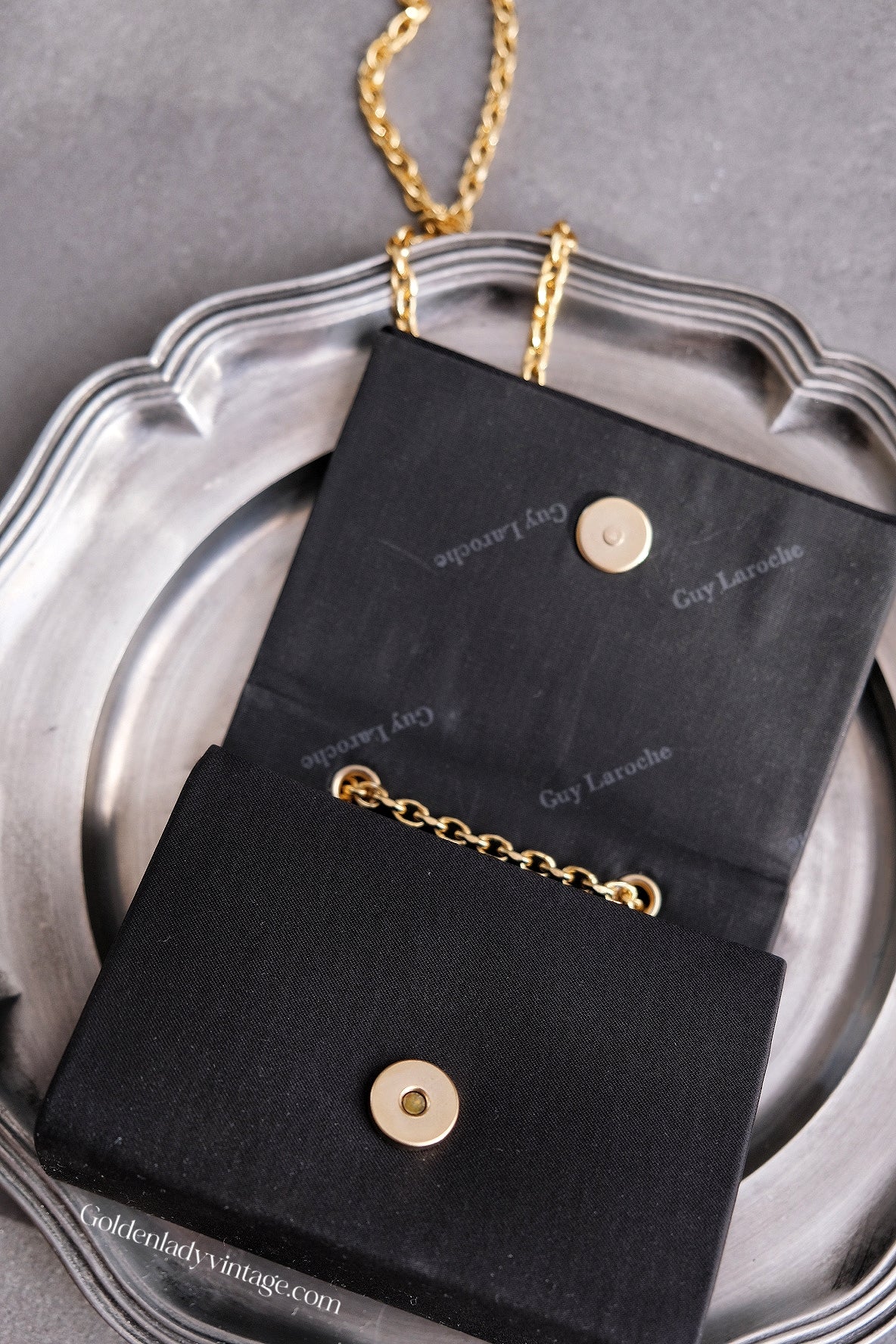 GUY LAROCHE vintage evening jewelled bag