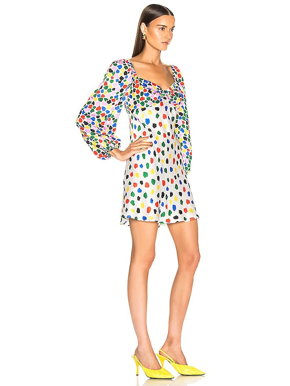 RIXO Paris Dress in Micro Tulip