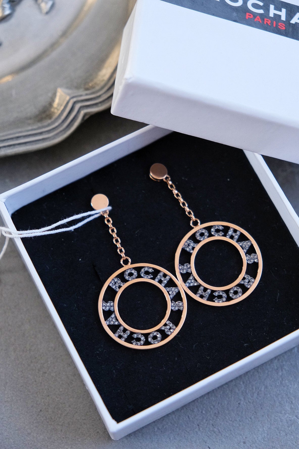 ROCHAS Chunky hoop Earrings Holiday Earrings