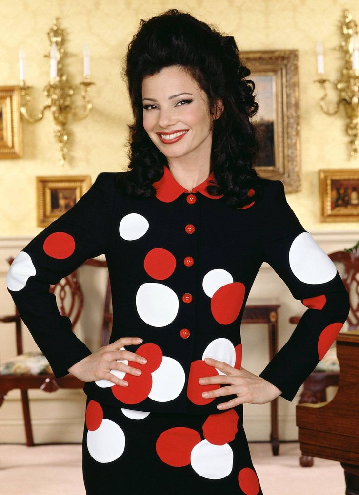 MOSCHINO Cheap and Chic Vintage Iconic Polka Skirt Fran Drescher