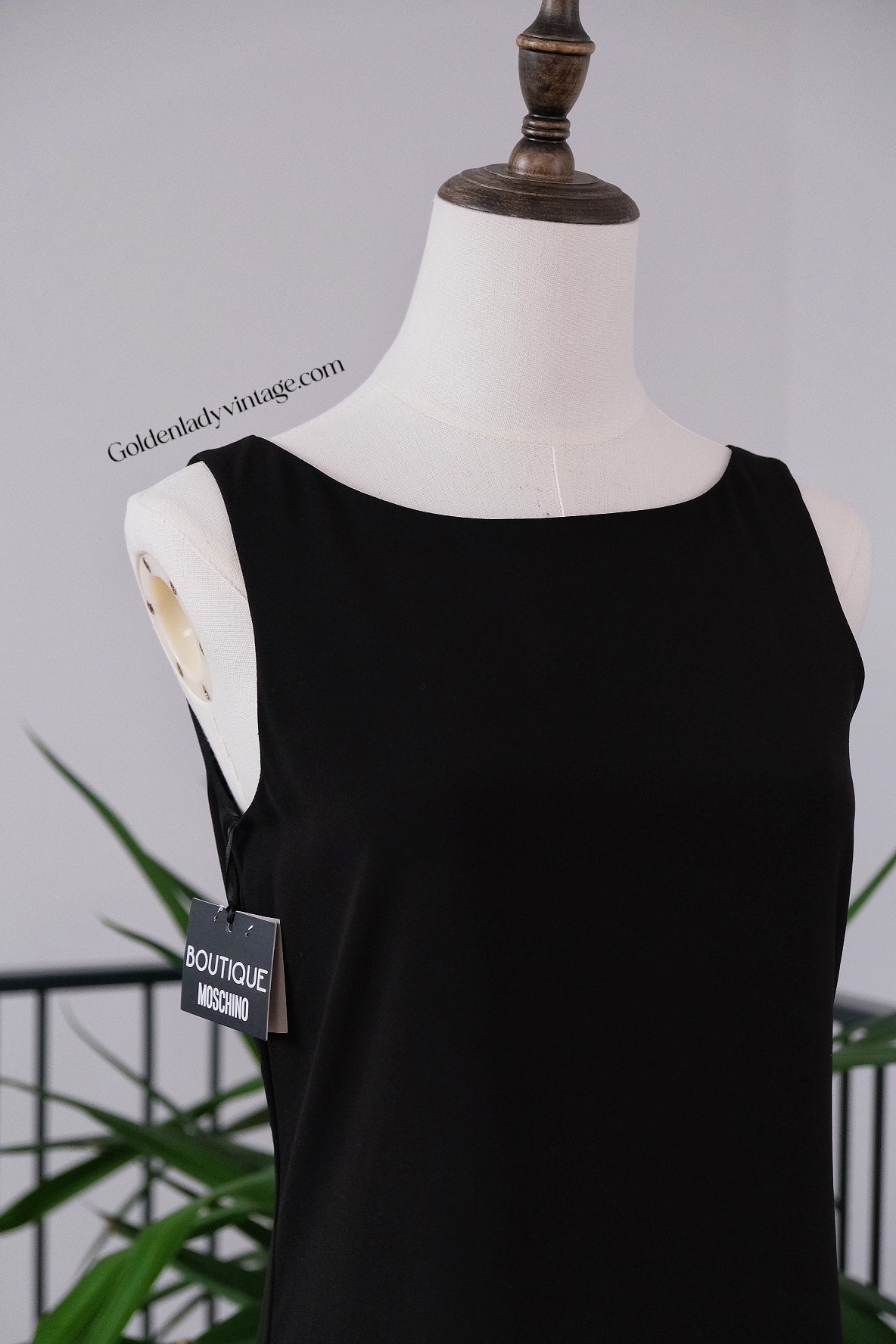 MOSCHINO Boutique Black and white Piano print dress