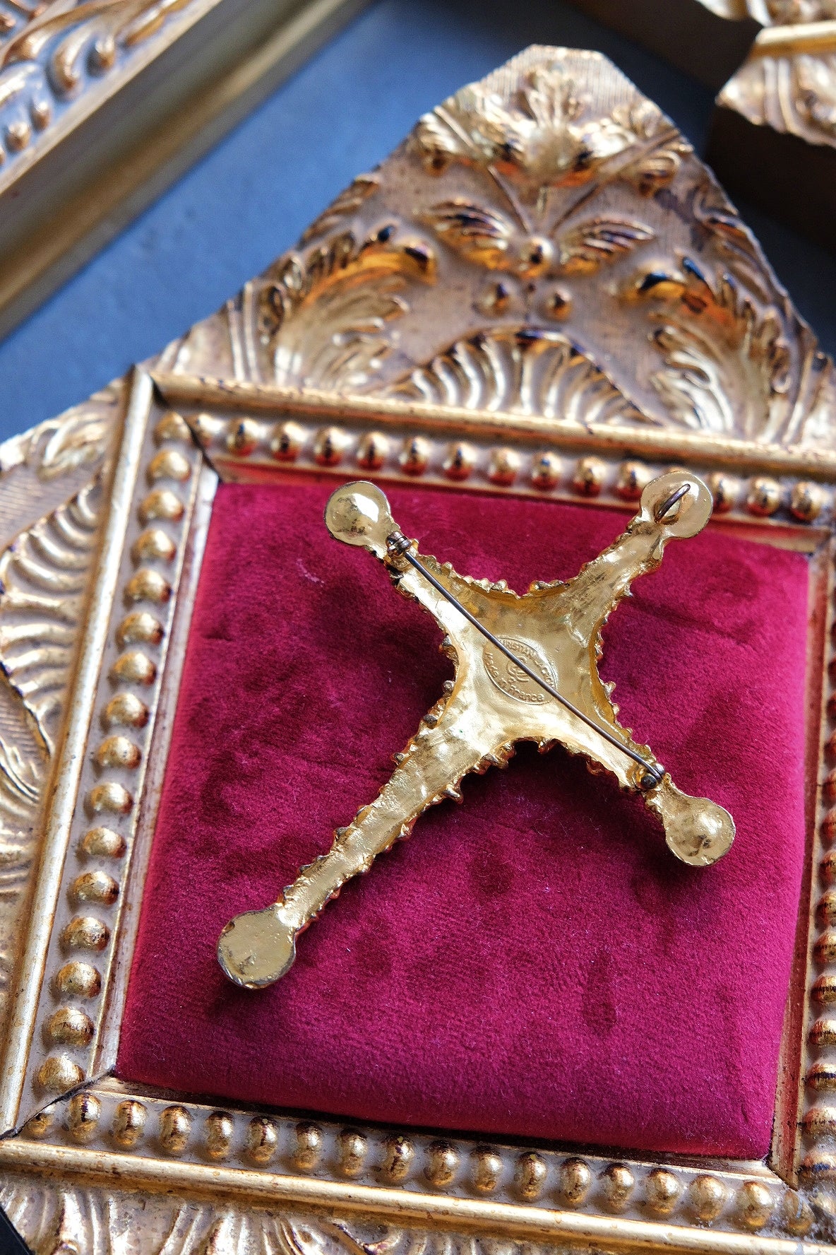 Christian Lacroix Cross Vintage Brooch Statement Piece