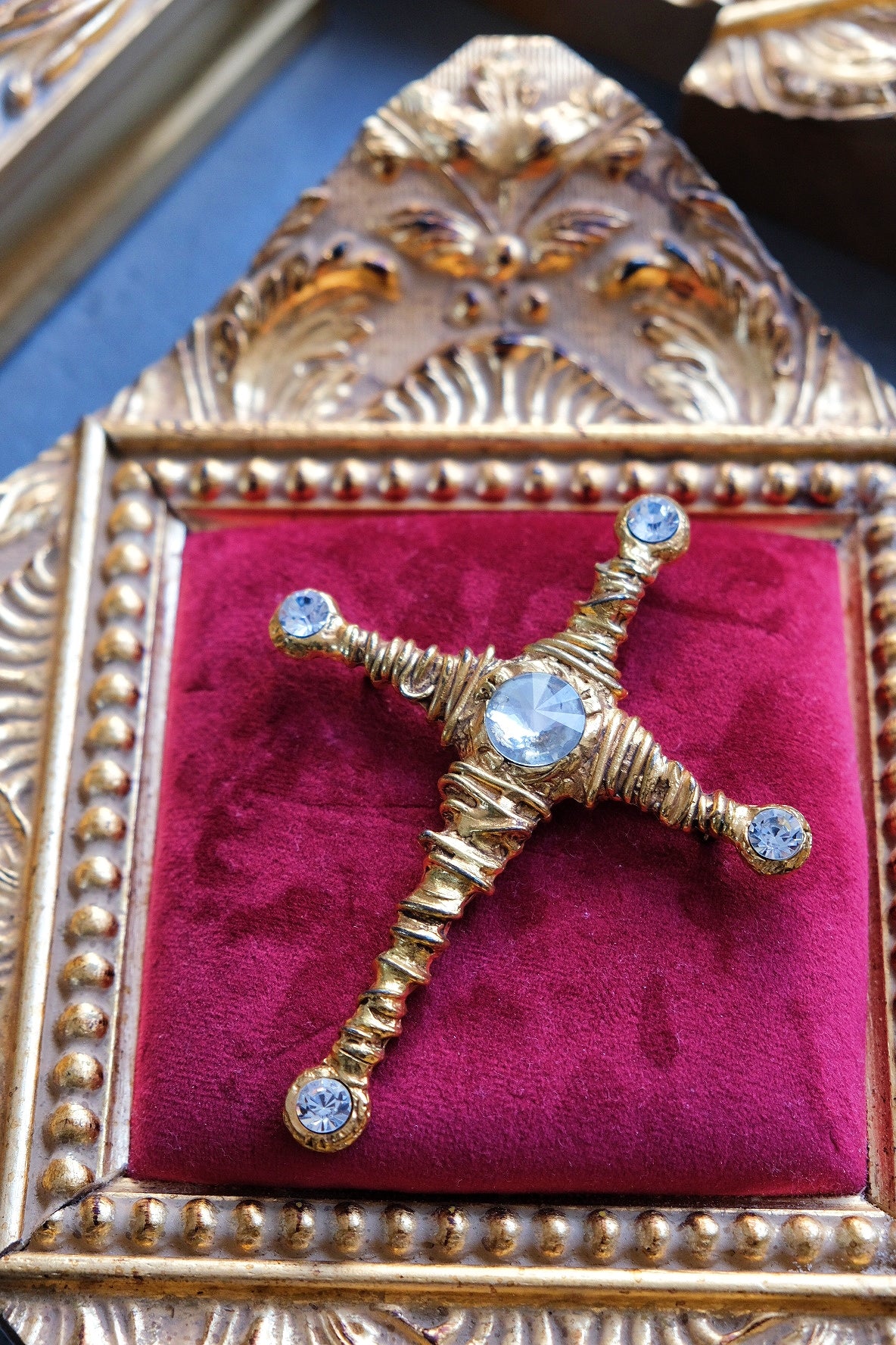 Christian Lacroix Cross Vintage Brooch Statement Piece