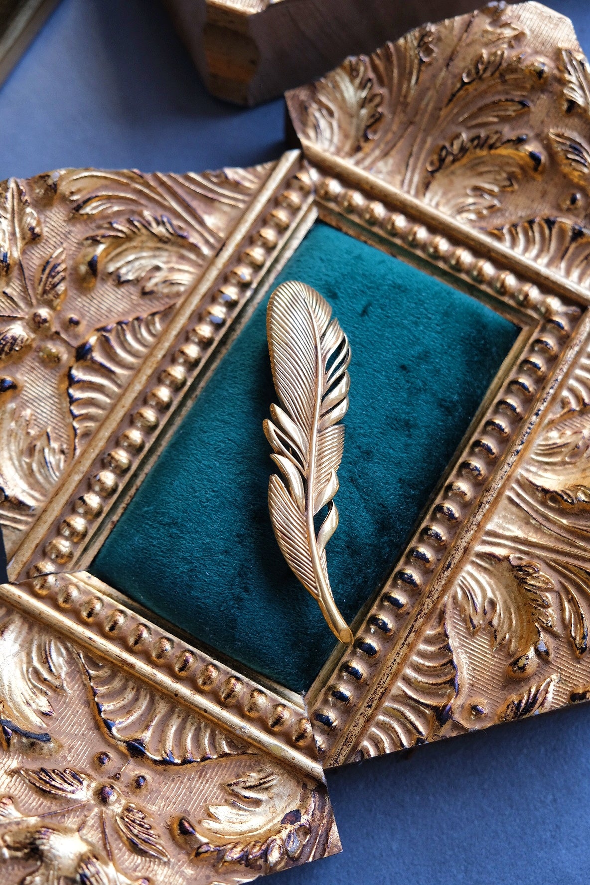 Christian Dior Feather Large Vintage Brooch