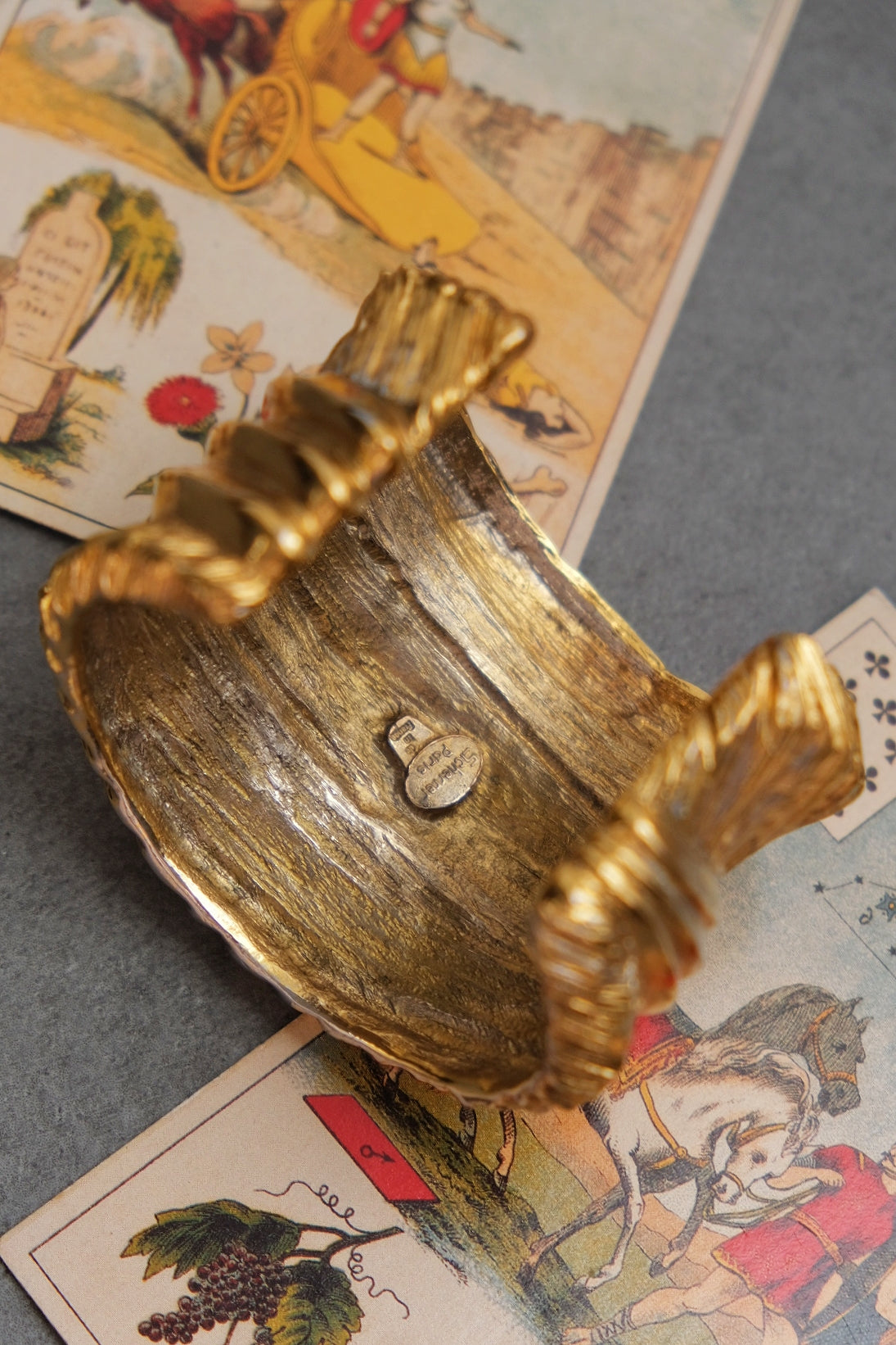 JEAN LOUIS SCHERRER Vintage massive size ribbon bracelet Vintage bracelet/cuff