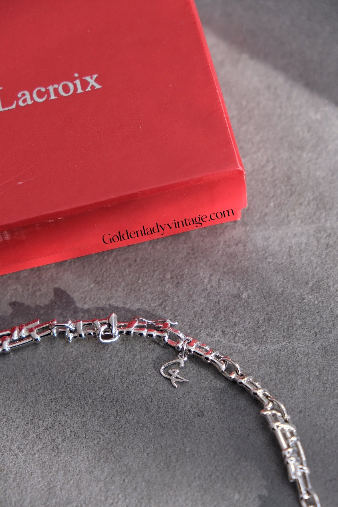 CHRISTIAN LACROIX Vintage Silver Chocker Necklace