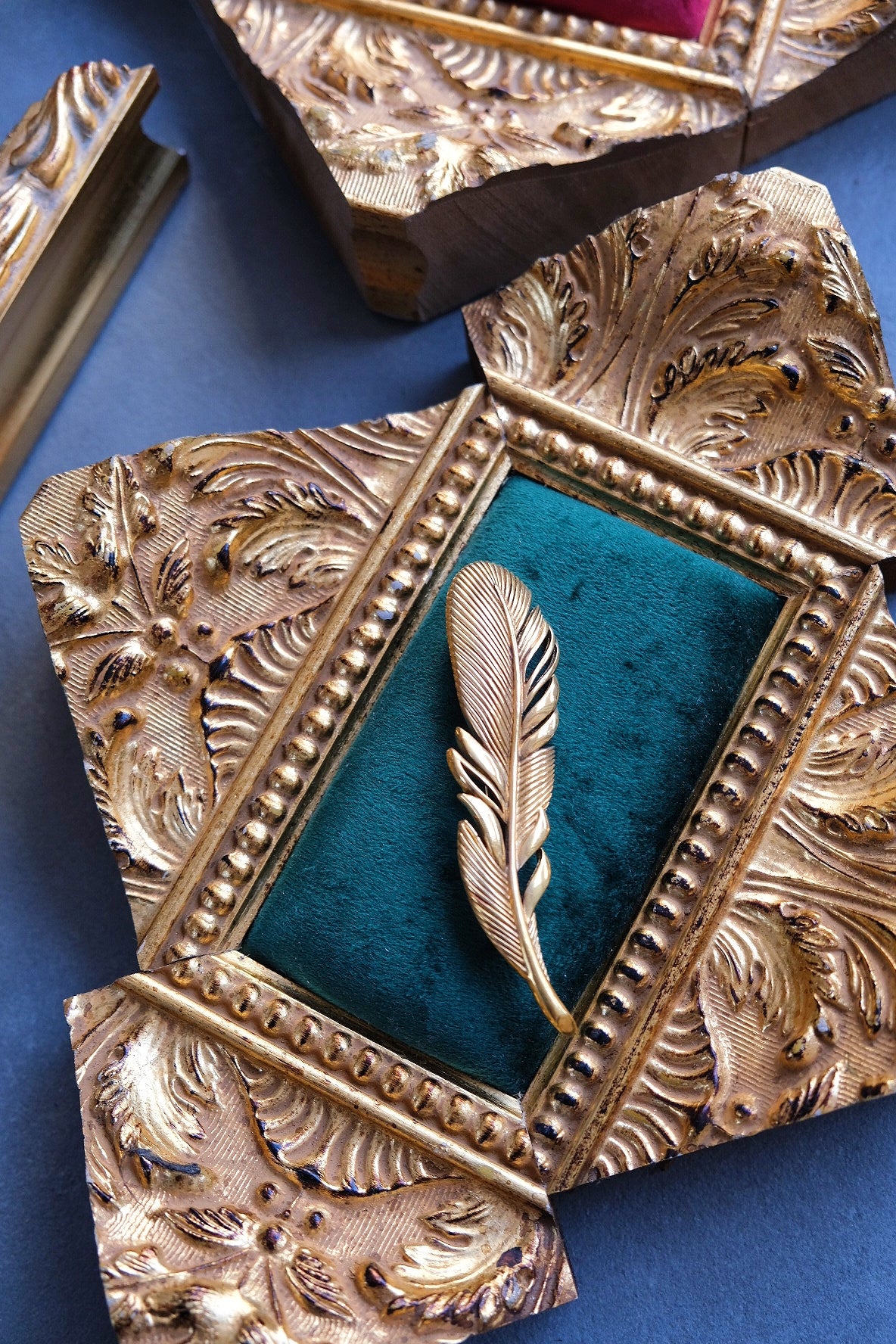 Christian Dior Feather Large Vintage Brooch