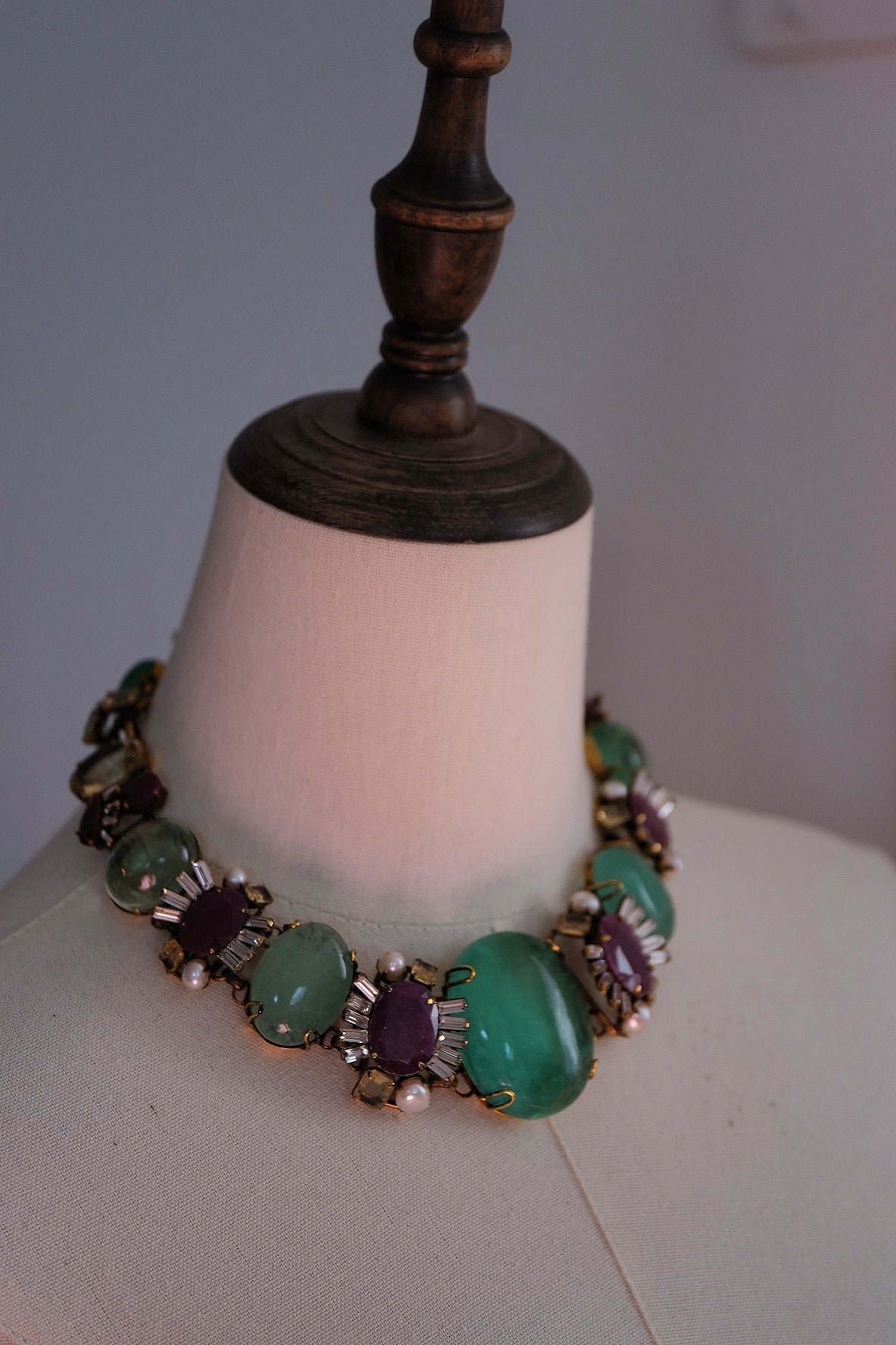 Iradj Moini Magic Aquamarine Necklace and Earclips Jewelry Set