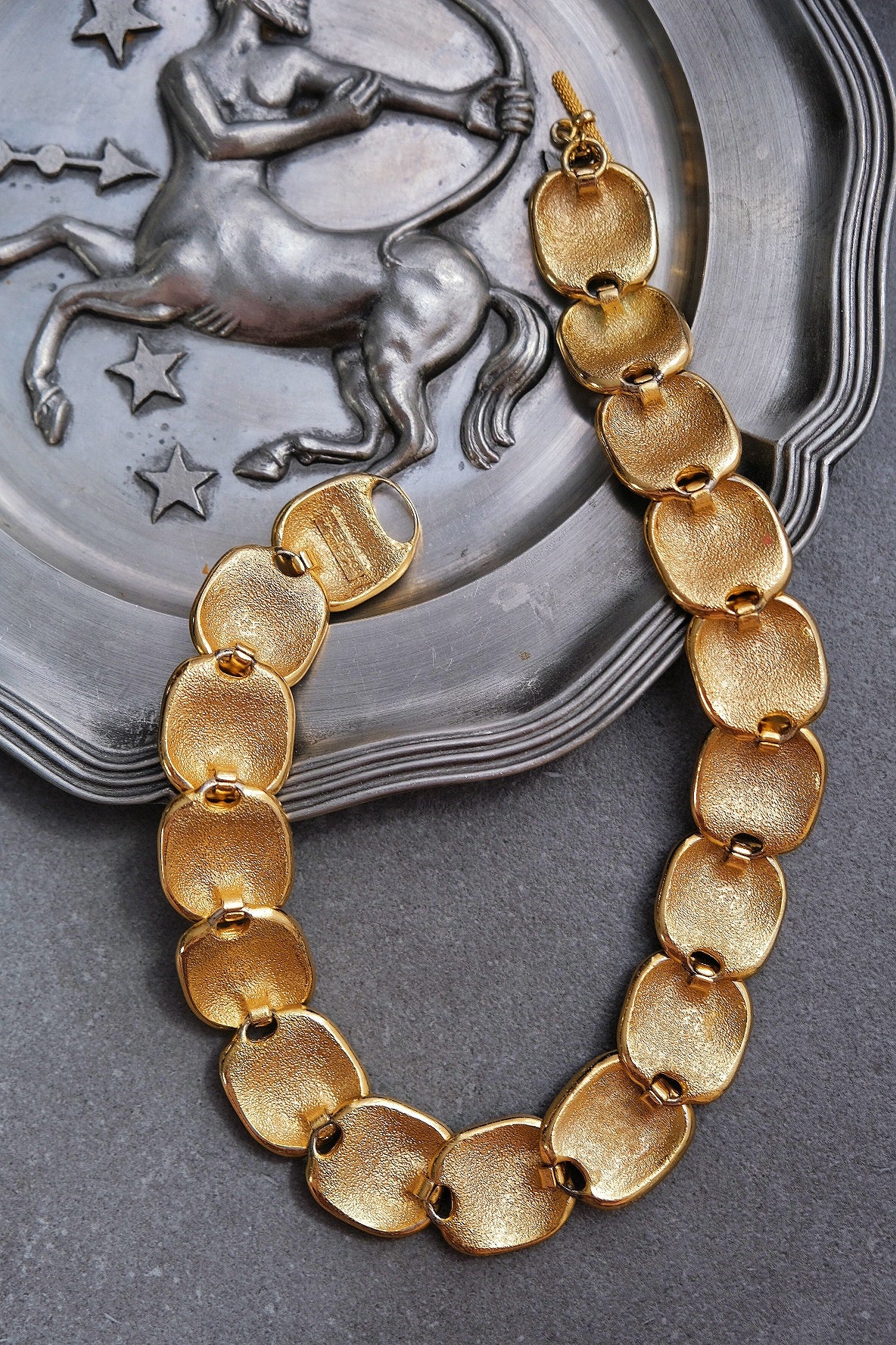 BALENCIAGA leaf chocker/chain necklaces vintage necklace