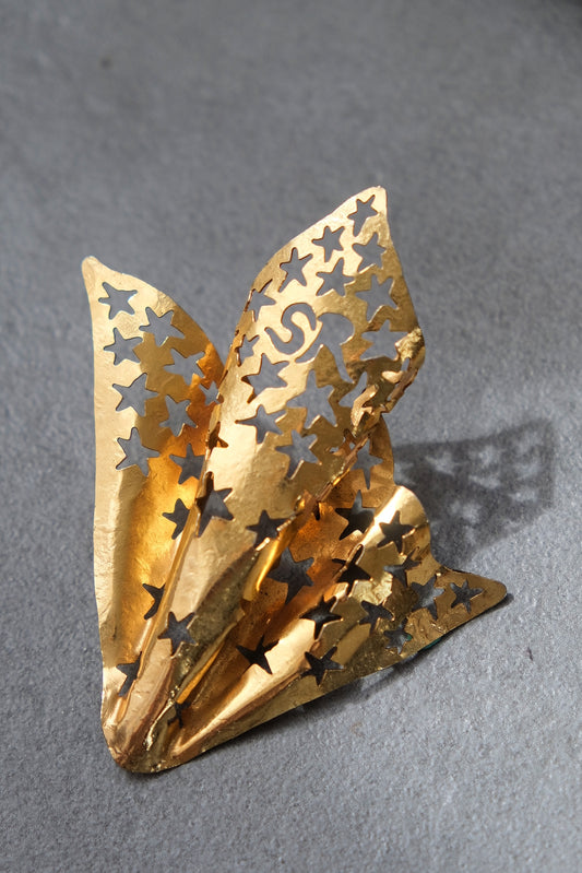 SONIA RYKIEL Paper Cutting statement Vinatge Pin
