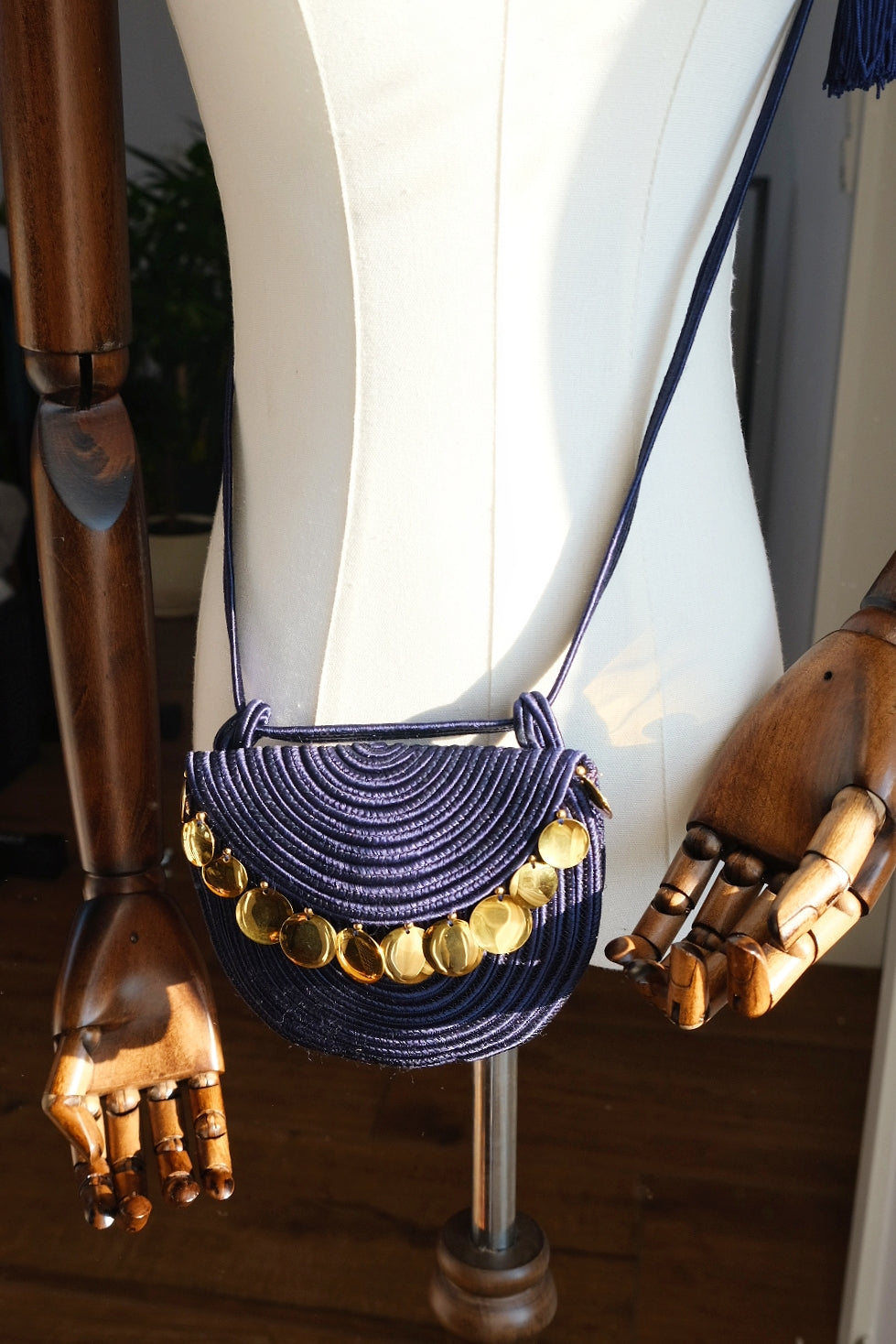 Yves Saint Laurent YSL Rive Gauche Vintage Jewelled Vintage Shoulder Bag