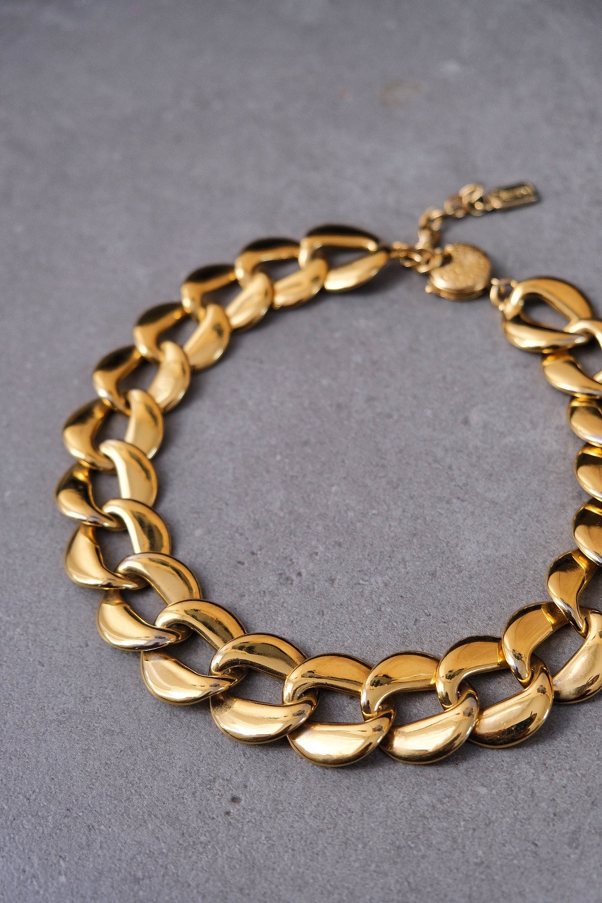 Yves Saint Laurent YSL massive vintage chain necklace