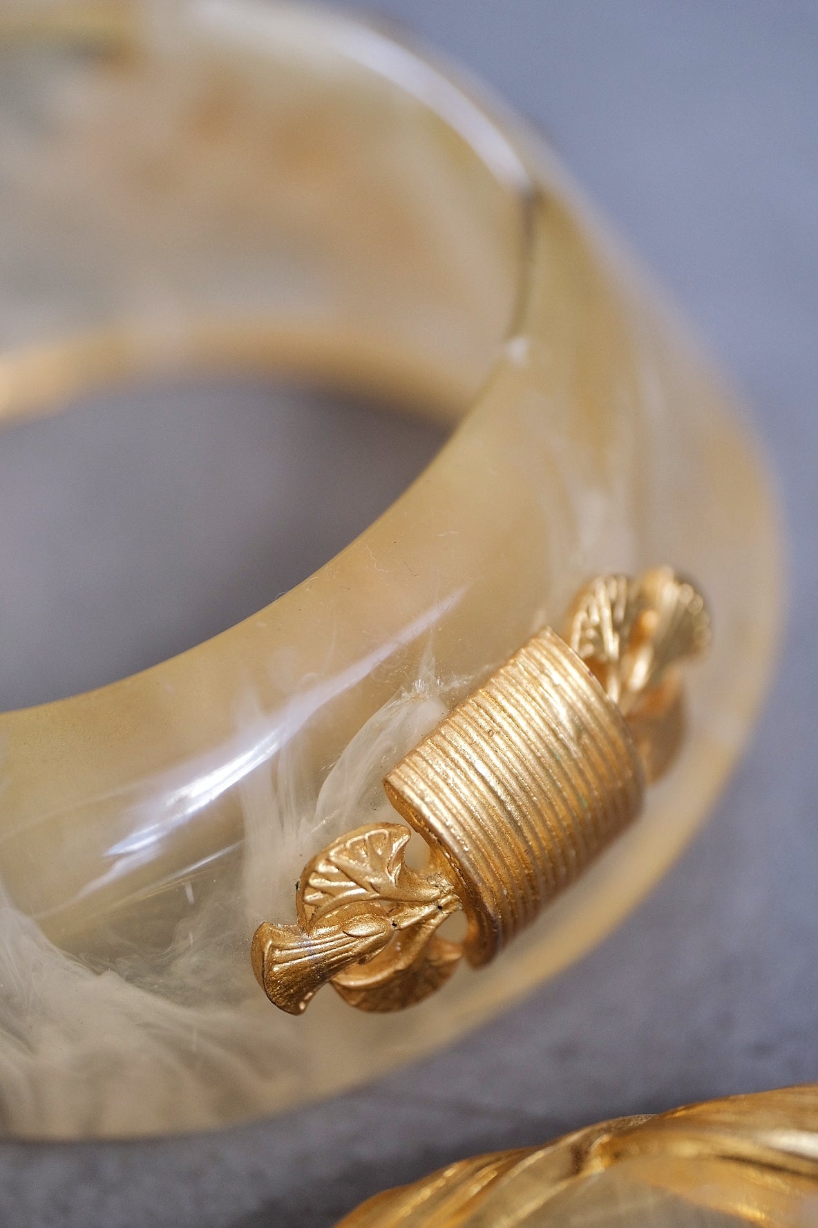 Gianfranco Ferré Bakelite Cuff set Vintage bracelet