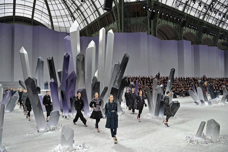 Chanel 2012 Fall/Winter Runway Agate Rock Crystal Necklace/Belt