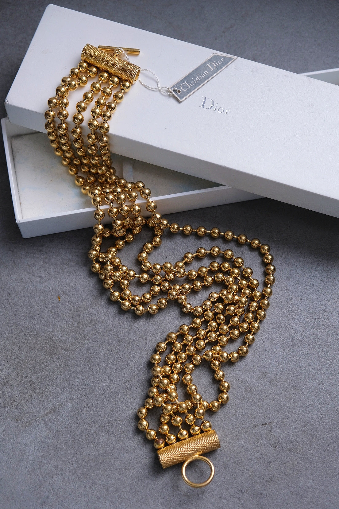 CHRISTIAN DIOR 1970s statement chocker necklace French Vintage necklace