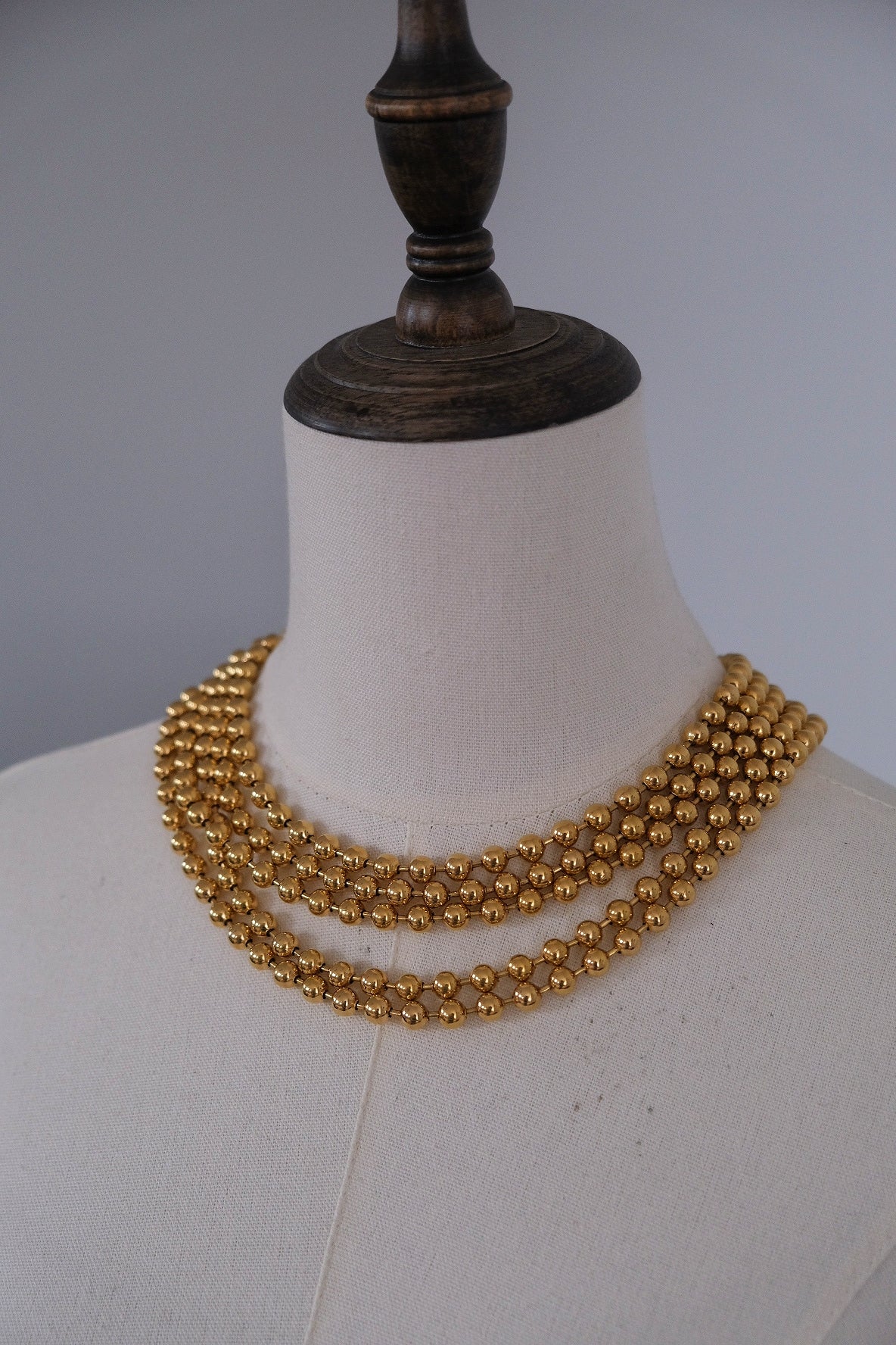 CHRISTIAN DIOR 1970s statement chocker necklace French Vintage necklace