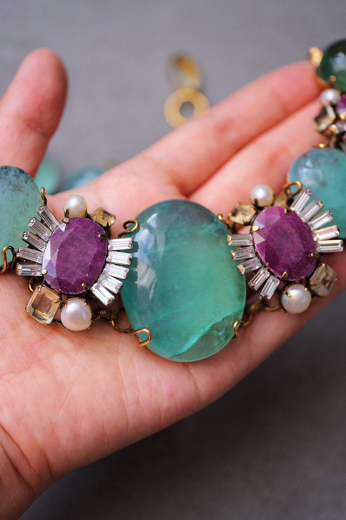 Iradj Moini Magic Aquamarine Necklace and Earclips Jewelry Set