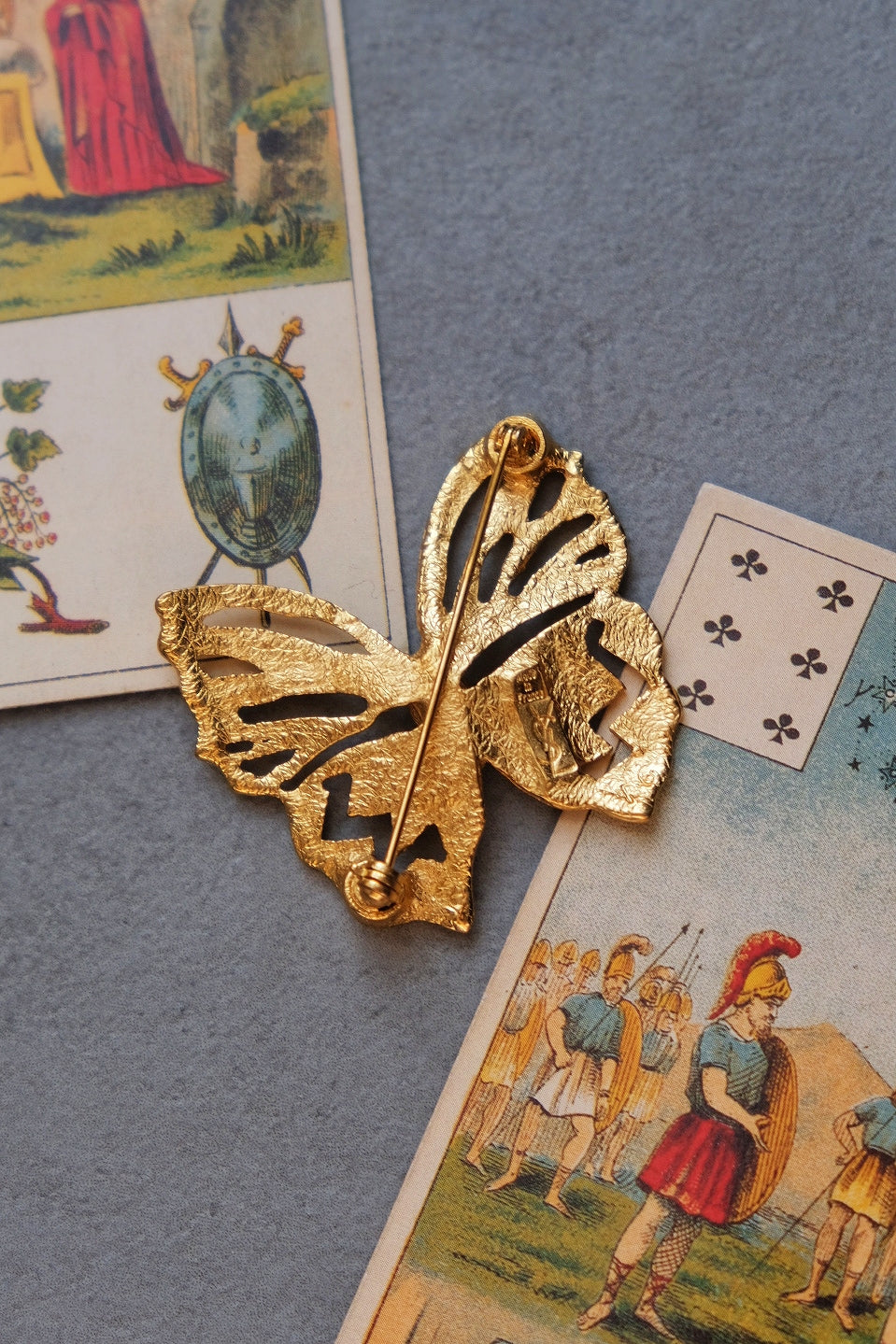 Yves Saint Laurent YSL vintage butterfly brooch