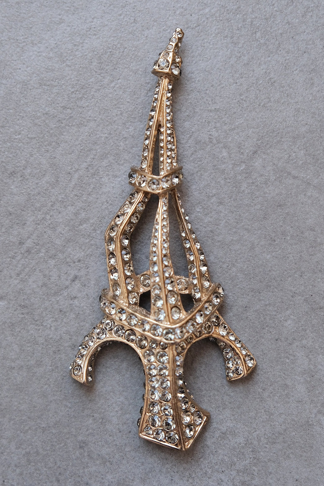 SONIA RYKIEL statement massive Vinatge Eiffel Tower Brooch Pin