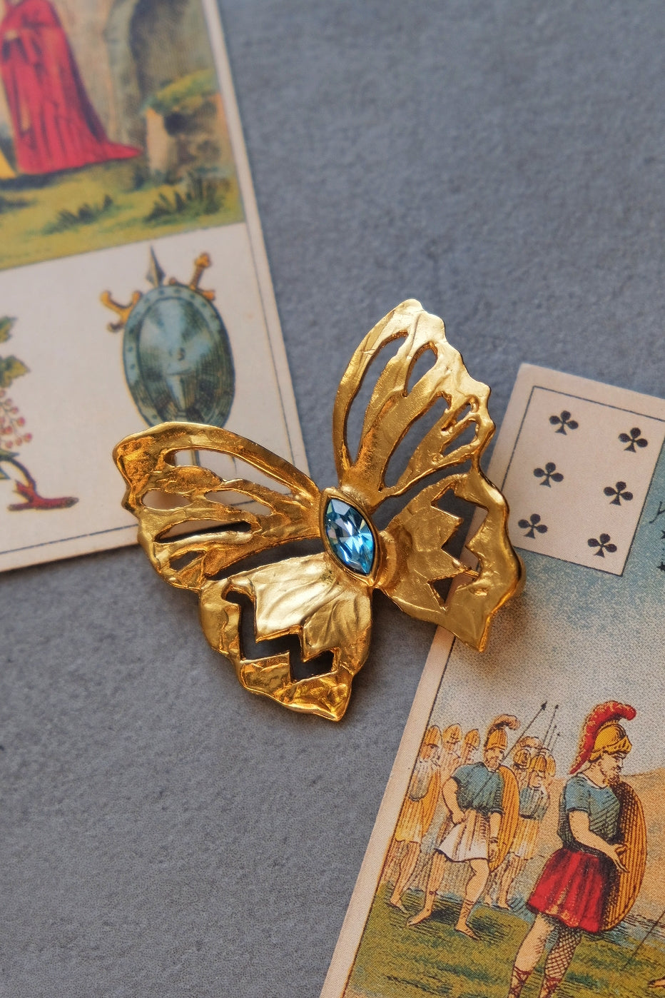 Yves Saint Laurent YSL vintage butterfly brooch