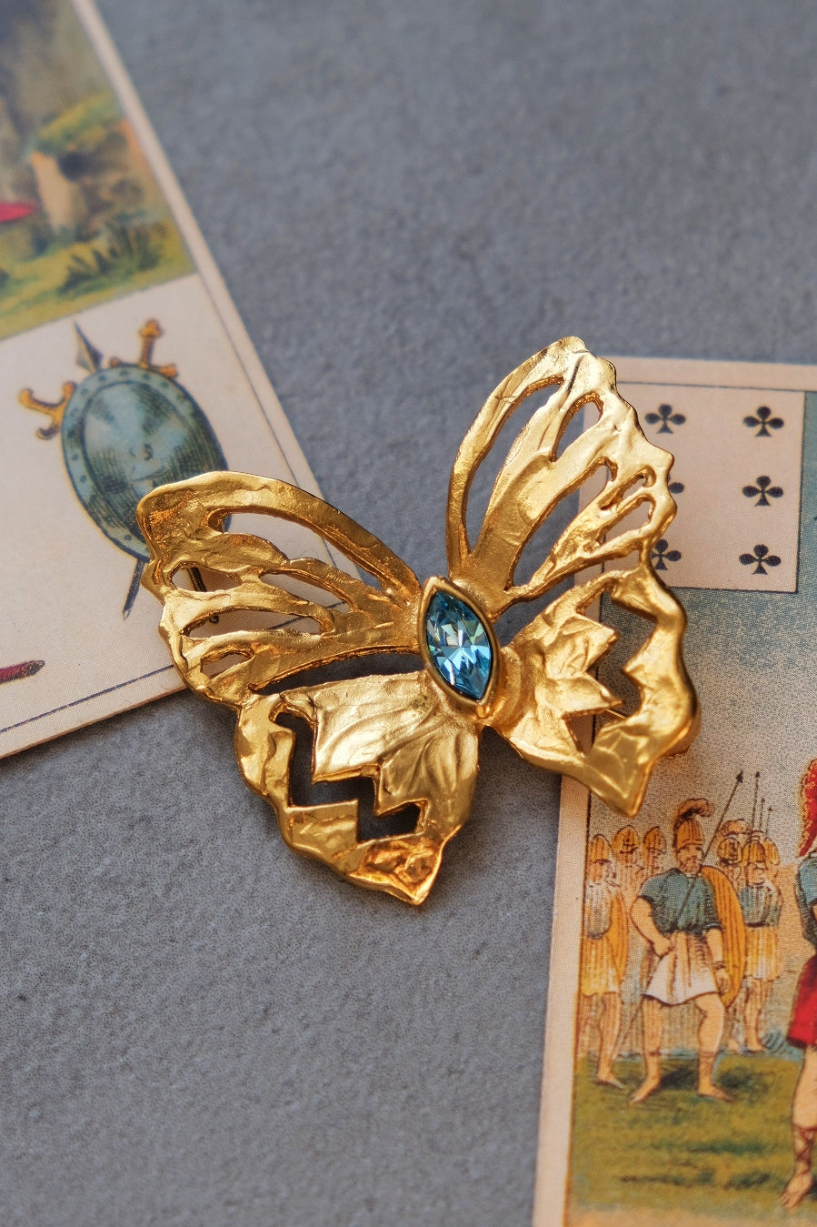 Yves Saint Laurent YSL vintage butterfly brooch