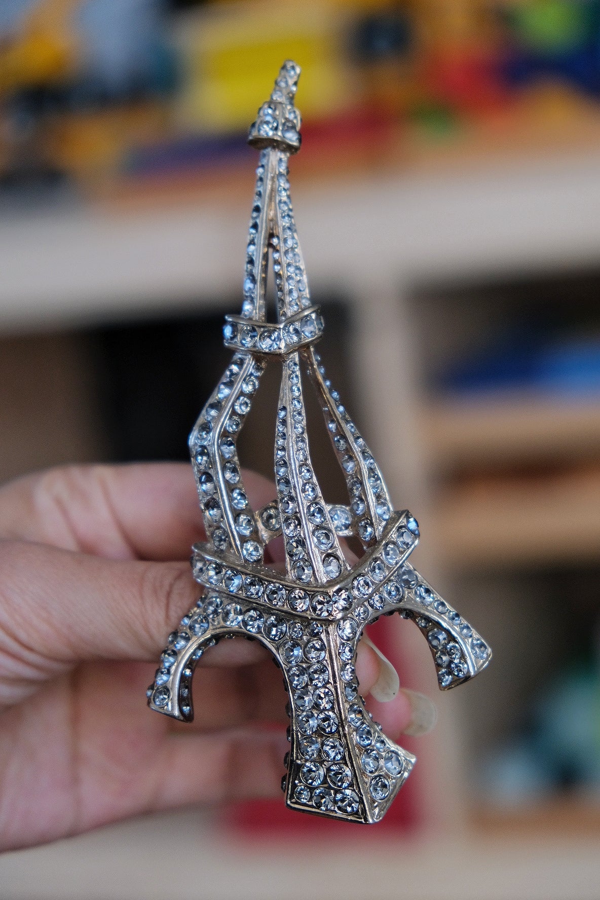 SONIA RYKIEL statement massive Vinatge Eiffel Tower Brooch Pin