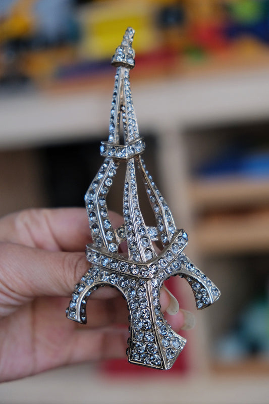 SONIA RYKIEL statement massive Vinatge Eiffel Tower Brooch Pin