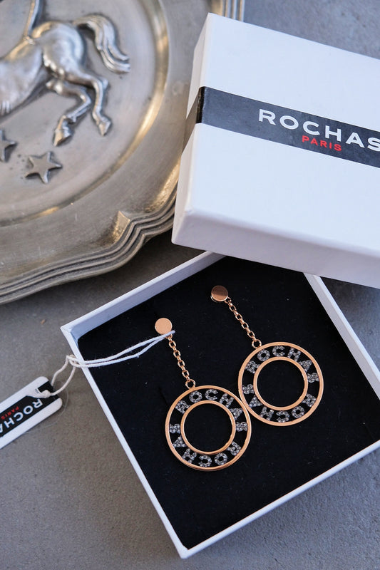 ROCHAS Chunky hoop Earrings Holiday Earrings