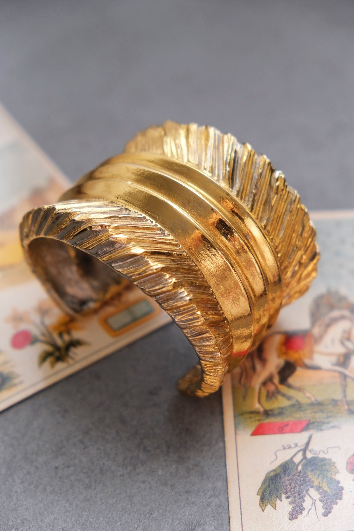 JEAN LOUIS SCHERRER Vintage massive size ribbon bracelet Vintage bracelet/cuff