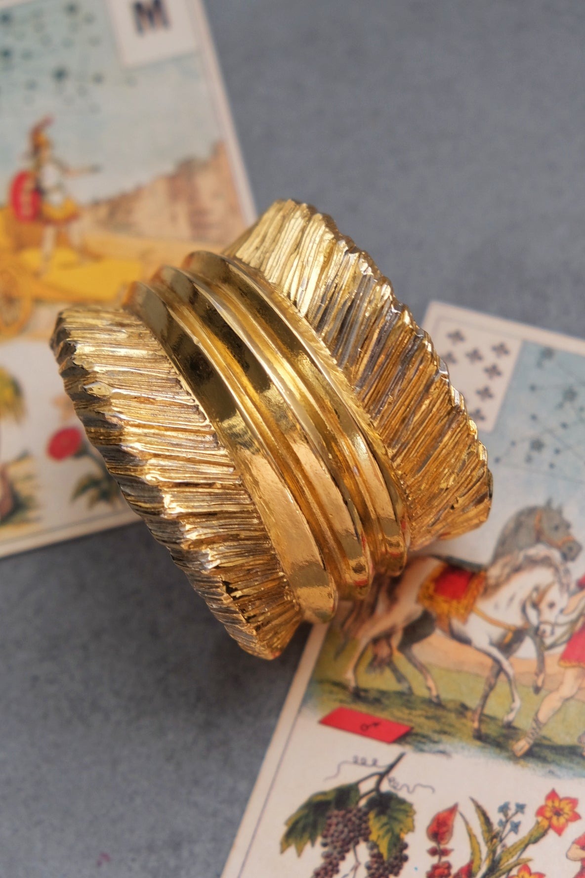 JEAN LOUIS SCHERRER Vintage massive size ribbon bracelet Vintage bracelet/cuff