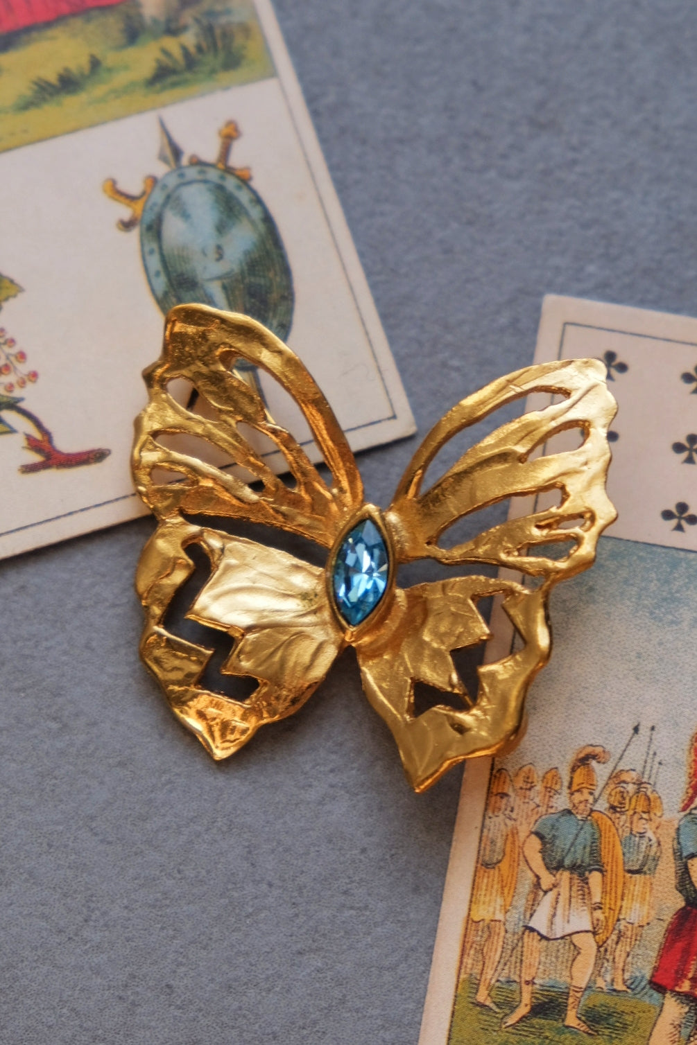 Yves Saint Laurent YSL vintage butterfly brooch