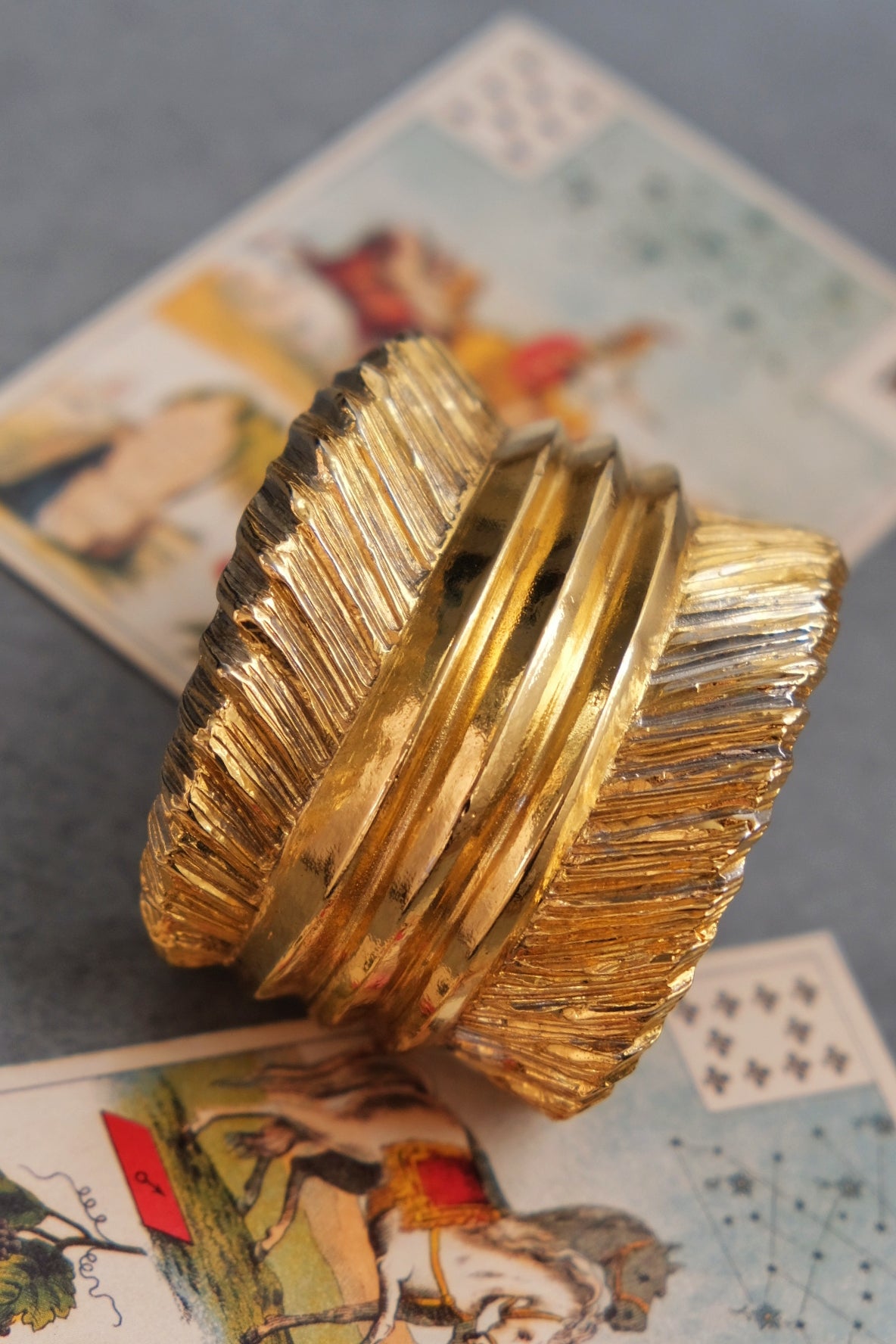 JEAN LOUIS SCHERRER Vintage massive size ribbon bracelet Vintage bracelet/cuff