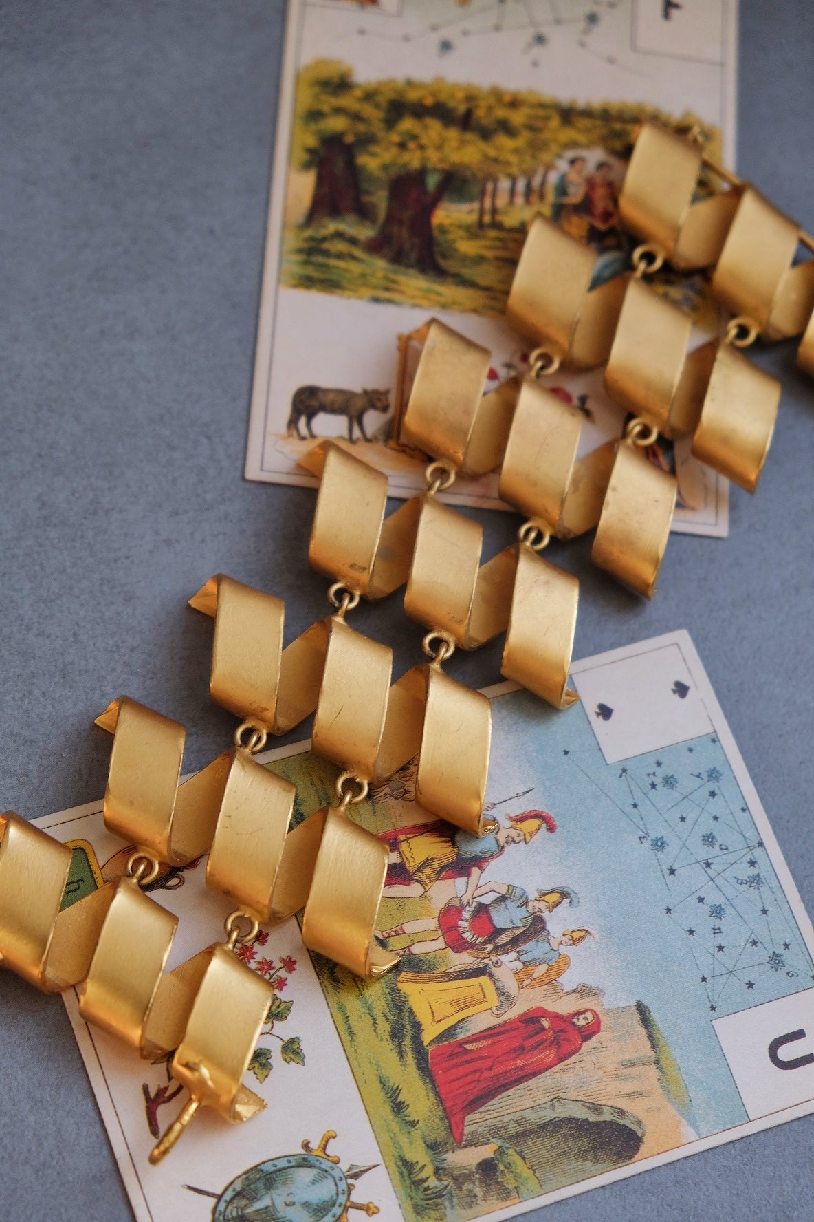 LANVIN Vintage massive size ribbon bracelet Vintage bracelet/cuff