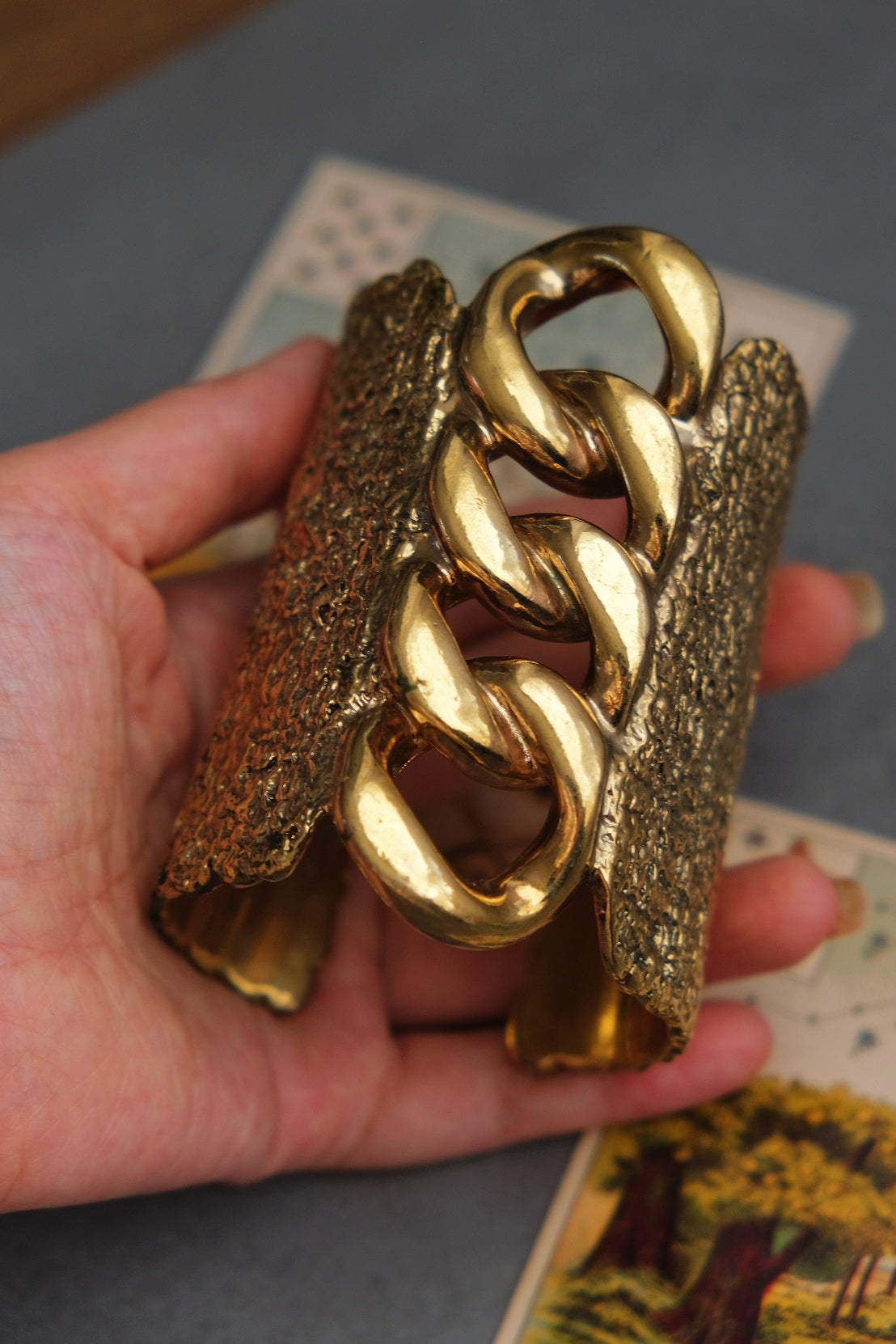 Yves Saint Laurenr Massive Statement Vinatge Cuff/Bracelet