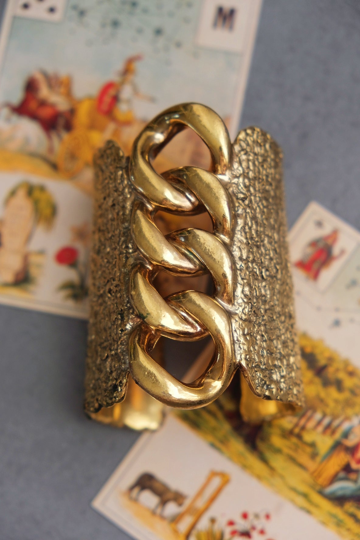 Yves Saint Laurenr Massive Statement Vinatge Cuff/Bracelet