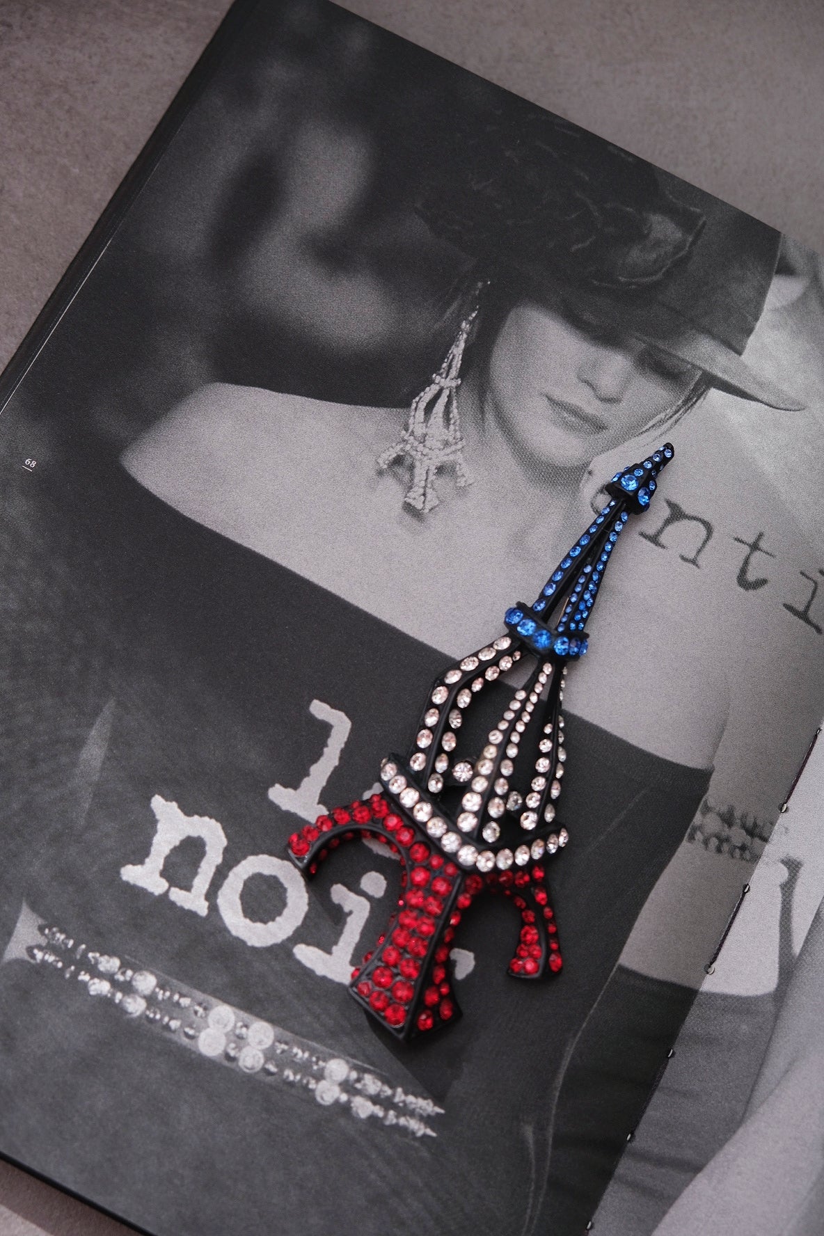 Sonia Rykiel Paris Runway Massive Size Eiffel Tower Statement Vintage Brooch